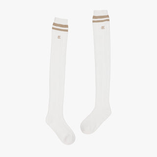 Cable Knee-socks (Ivory)