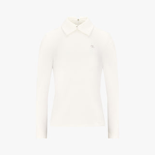 Double Frill Ribbon Knit (Ivory)