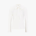 Tie Mockneck Tshirt (Ivory)