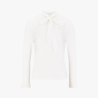 Tie Mockneck Tshirt (Ivory)