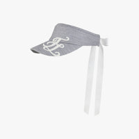 Bouclé Logo Ribbon Visor (Grey)