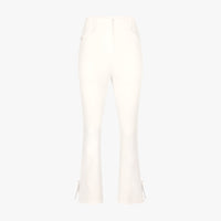 Side Ribbon Semi-Bootcut Pants (Ivory)