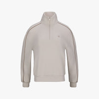 Half-Zip Pullover T-Shirt (Beige)