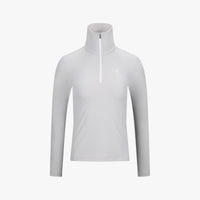 Half Zip-Up T-Shirt (Grey)