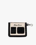 Name tag with tee insert pouch - Black