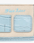 Name tag with tee insert pouch - Blue