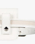 Croc Belt Fanny pack - White