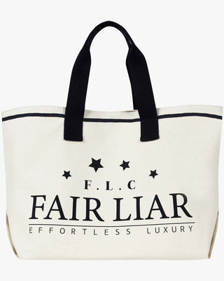 Star Canvas Tote Bag (White)