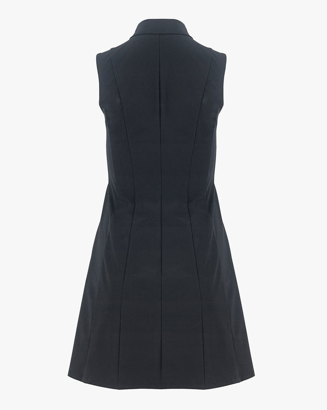 Slim line sleeveless dress - Black