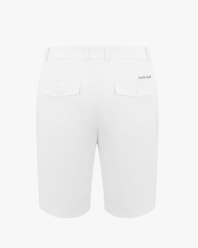 Men's Basic Shorts - White