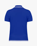 Contrast line short sleeve knit - Blue