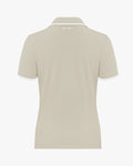 [FL Signature] Open Neck Short T-shirt - Beige