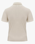 Men's Liv Collar Short Sleeved T-shirt - Beige