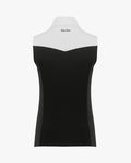 Color block sleeveless top - Black