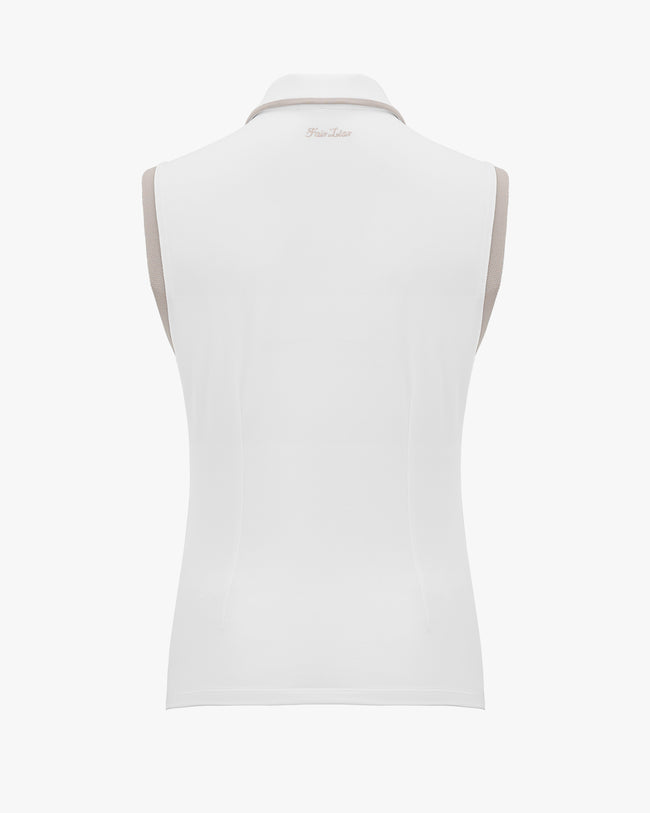 [FL Signature] Multi Colored Sleeveless T-shirt - White