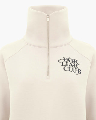 Club Quarter Zip Pullover (Ivory)