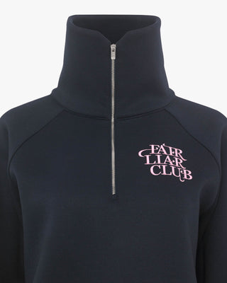 Club Quarter Zip Pullover (Navy)