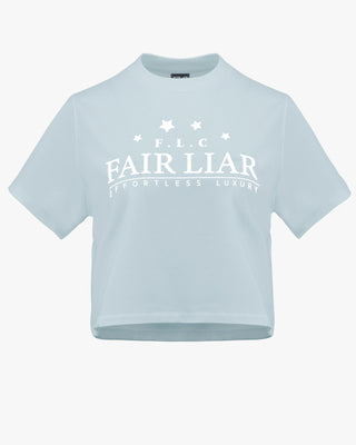 Star Cropped T-Shirt (Blue)