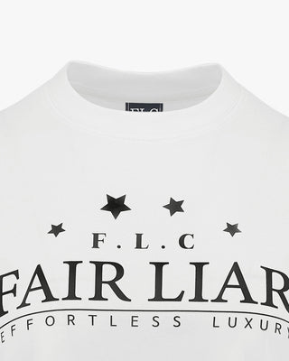 Star Cropped T-Shirt (White)