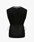 Liv V-neck Pullover Vest - Black