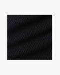 Round ribbon short sleeve cardigan - Black