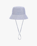 Seersucker bucket hat - Light Blue