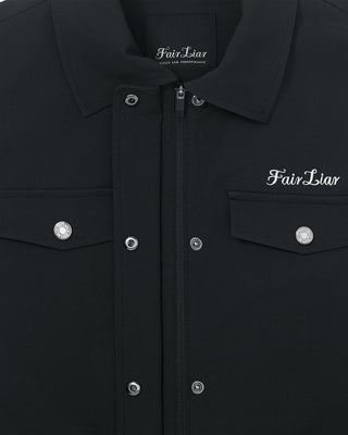 Heart symbol logo jumpsuit (Black)