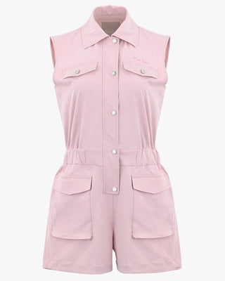 Heart symbol logo jumpsuit (Pink)