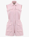 Heart symbol logo jumpsuit - Pink