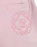 Heart symbol logo jumpsuit - Pink