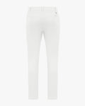 Ribbon Pocket Cropped Stretch Bootcut Pants - White