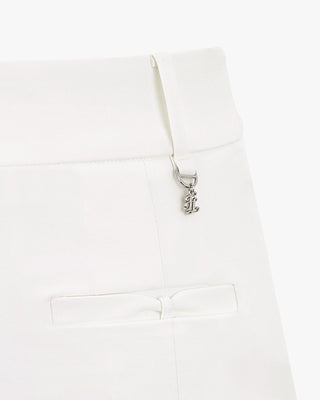 Ribbon detail A Line skirt (White)