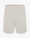 Pocket Capri Shorts - Beige