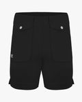 Pocket Capri Shorts - Black