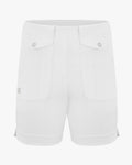 Pocket Capri Shorts - White