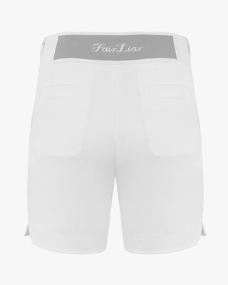 Pocket Capri Shorts (White)