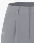 Pintuck Bermuda Shorts - Grey