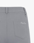 Pintuck Bermuda Shorts - Grey