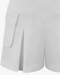 Side pocket culotte pants - Grey