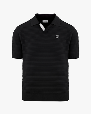 Men's Scasi Short Sleeve Knit - Black