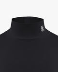 High neck cooling t-shirt - Black