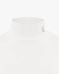 High neck cooling t-shirt - White