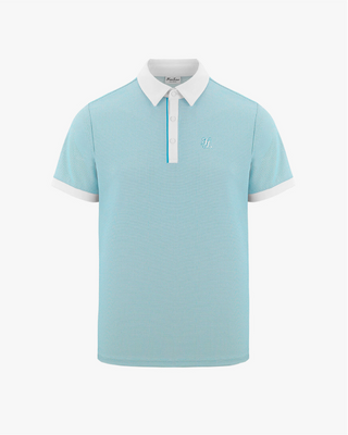 Men's two tone jacquard T Shirt (Mint)