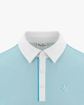 Men's two tone jacquard T Shirt (Mint)