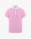 Men's two-tone jacquard t-shirt - Pink