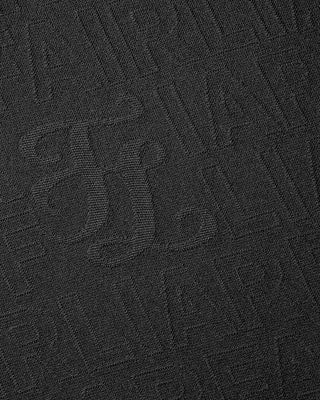 [Final sale] Ferrara Jacquard Turtleneck T-shirt - Black