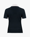 Lace Point Collar T-shirt -Black