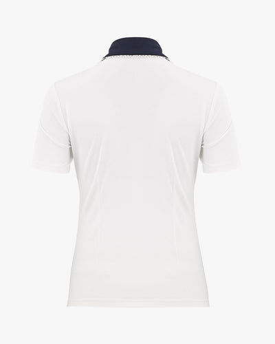 Lace Point Collar T-shirt -White