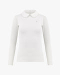 Crystal Collar Cooling T-shirt - White