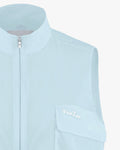 Big pocket zip-up vest - Mint